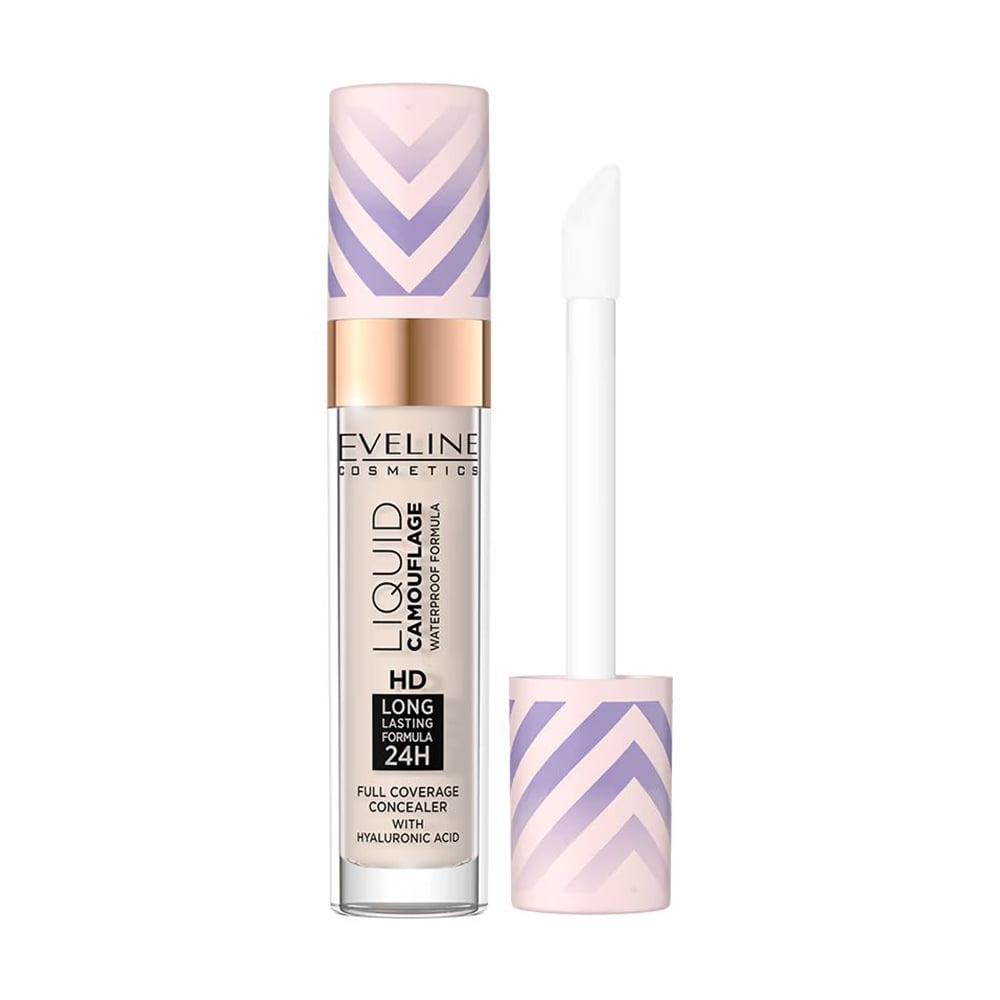 Водостікий консилер для обличчя Eveline Cosmetics Liquid Camouflage 04, 7 мл